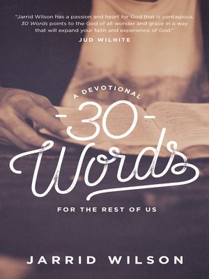 cover image of 30 Words